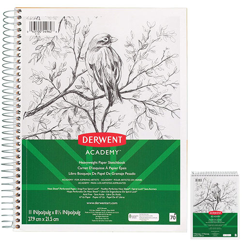 Wirebound Heavy Weight Paper Sketchbook, 70 Sheets