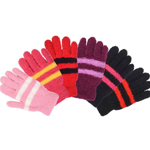  Ladies Plush Magic Gloves 6 Pairs