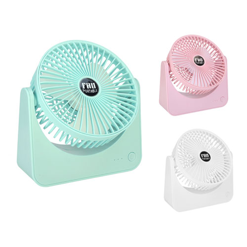 USB Powered 6.5in Desk Fan - 3 Speeds, Tilt, Quiet - Ideal for Bedroom And Office