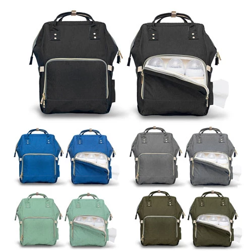 Durable Multifunction Diaper Bag Water-Resistant Backpack