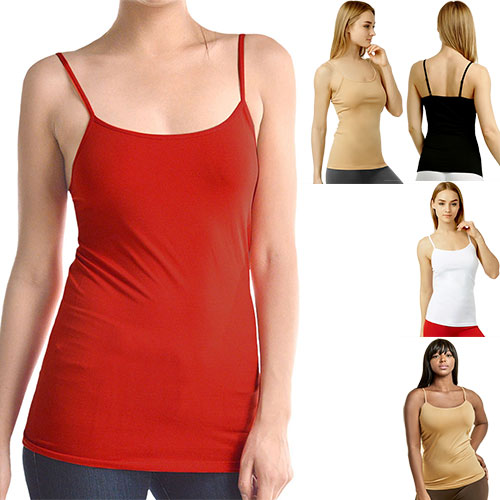 Women Basic Camisole Tops - 4 Pack