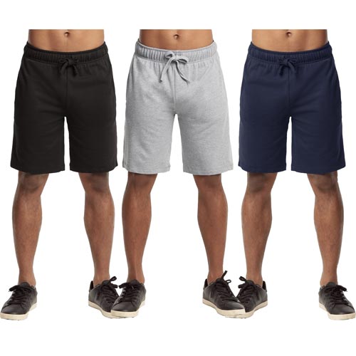 3 Pack Men's Lightweight Terry Shorts