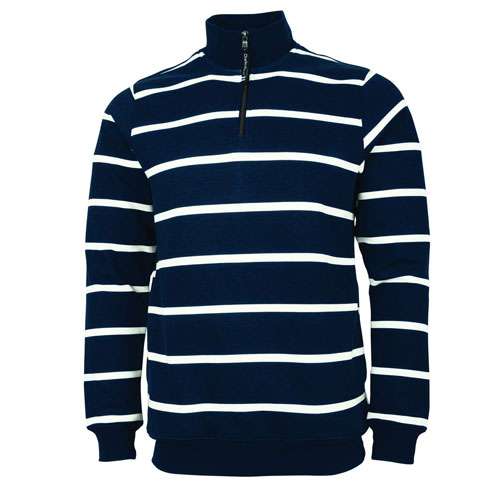 Charles River Apparel Adult Crosswind Quarter Zip Print Sweatshirt