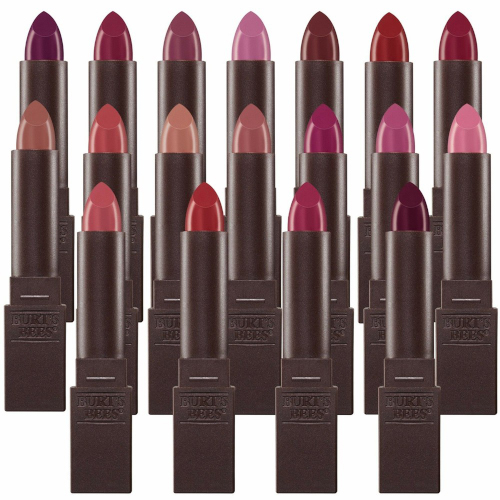 3 Pack Burt's Bees 100% Natural Lipstick