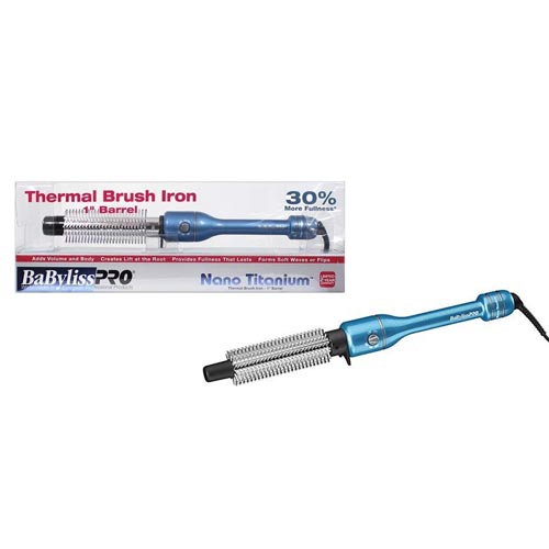 BaBylissPRO Nano Titanium 1" Barrel Thermal Brush Iron