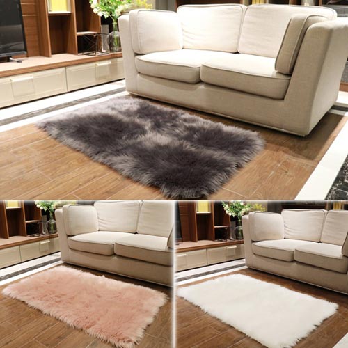 Plush Bear Shag Decorative Area Rugs