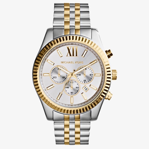 Michael Kors Oversized Lexington Two-Tone Watch