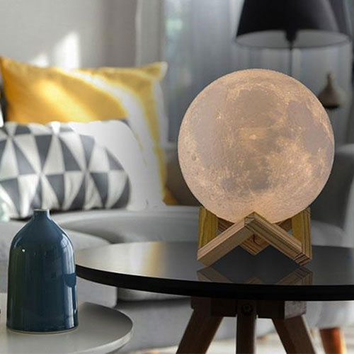 Dimmable LED Moon Night Light With Touch Control