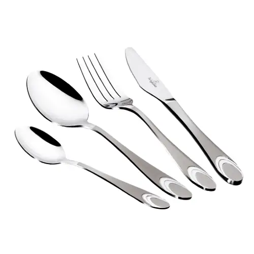 Berlinger Haus 24-Piece Stainless Steel Satin Finish Cutlery Set Collection