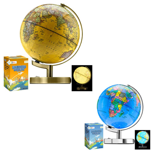 10.5 Inch Illuminated LED Globe for Kids And Adults