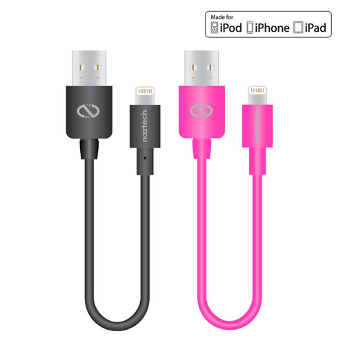 6in/15cm MFi Lightning Charge & Sync USB Cable