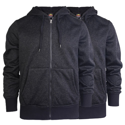 Men's Sherpa Fleece Zipper Hoodie