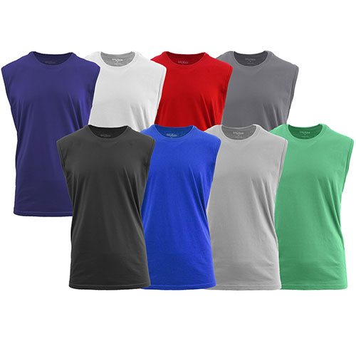 5 Pack Men's  Muscle Tank Tee