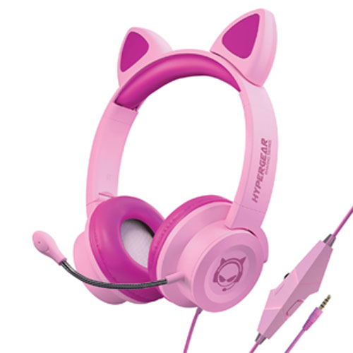 HyperGear Kombat Kitty Gaming Headset Pink