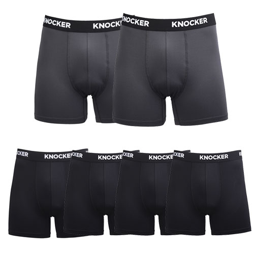 Knocker Men's Performance Boxer Briefs Pack Of 6