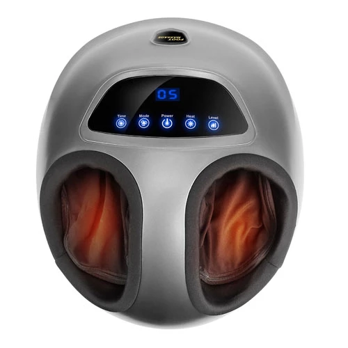 Foot Relief: Electric Massager with Heat, Air Compression, Intensity Control, Time Setting - US9.5