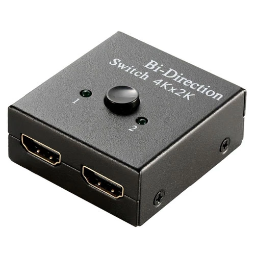 4K Bi-direction HD-IN/HD-OUT 2.0 Cable Switch: Splitter Hub HDCP 3D - 2x1/1x2 In/Out