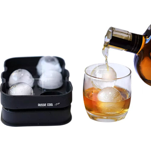 Ice Cube and Sphere Shape Tray Molds for Whiskey and Cocktails
