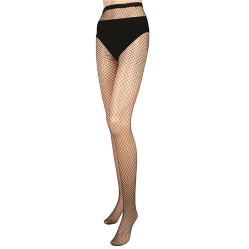 Women Fishnet Tights Sexy High Waist Fishnet Pantyhose Stretchy Mesh Hollow Out Tights Stockings