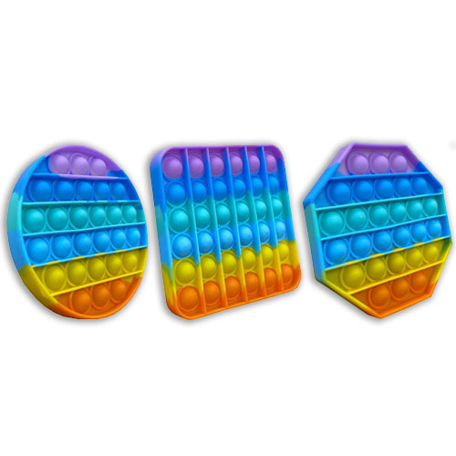 4 Pack Bubble Popper Anti Stress Fidget Toy 