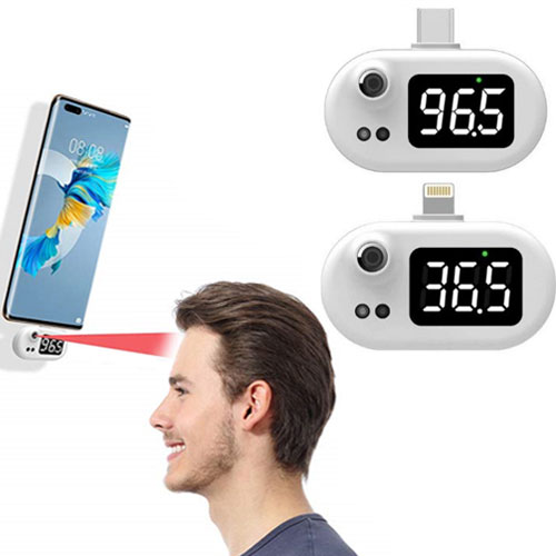 Pocket Smart Phone Forehead Thermometer