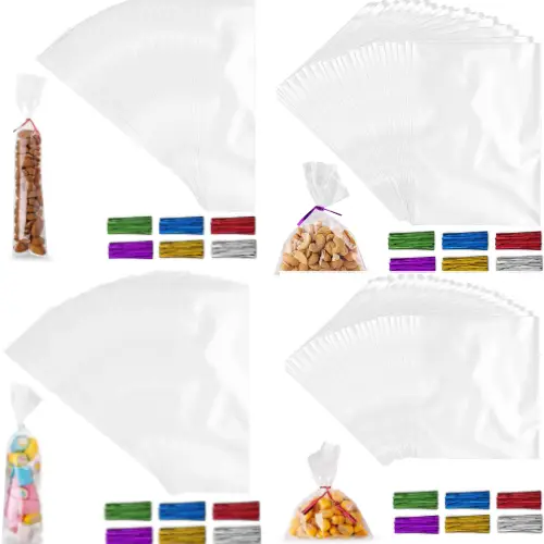 Simple Craft Candy Treat Cellophane Bags - 200 Pack