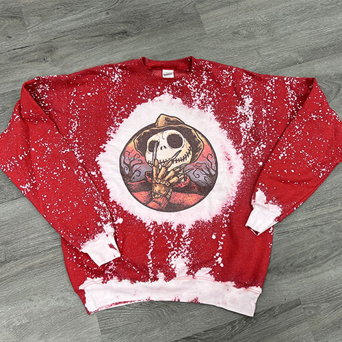 Jack Skelton Freddy Remake Bleached Sweatshirt