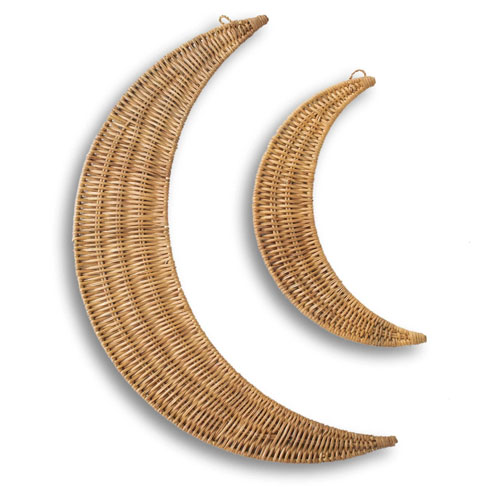 Crescent Moons Wall Hanging Set Of 2