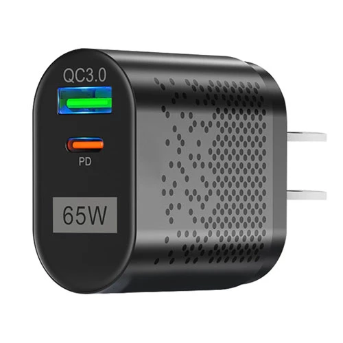 65W Type C Fast Wall Charger - PD QC3.0 Adapter for iPhone