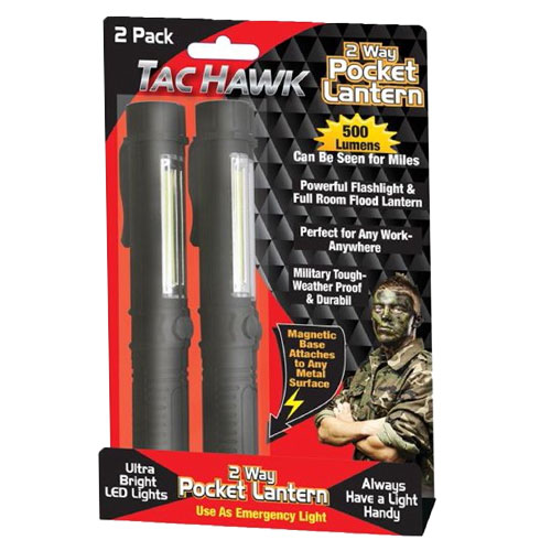 Tac Hawk Duo, Combo Flashlight And LED Lantern Set Of 2