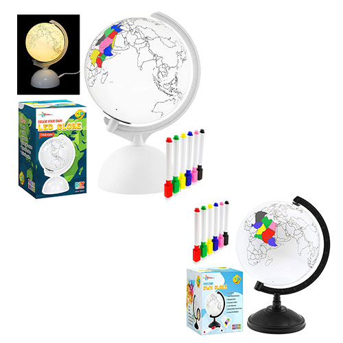 7-inch DIY Color Your Own Educational and Decorative Piece
