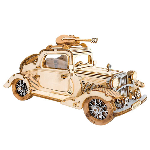 Rolife Vintage Car Modern 3D Wooden Puzzle