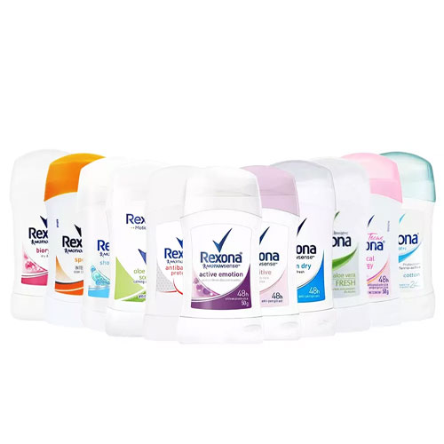 10 Pack Assorted Rexona Women Deodorant Stick 50ml