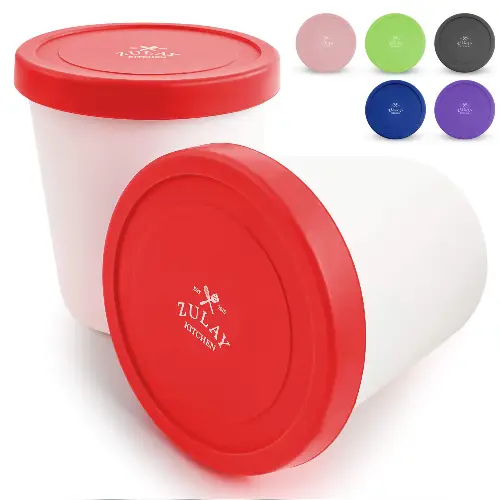 Ice Cream Containers 2 Pack - 1 Quart