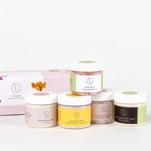 A Full Body Luxury Home Spa Routine Set
