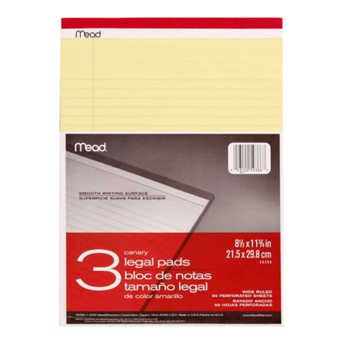 Legal Writing Pad