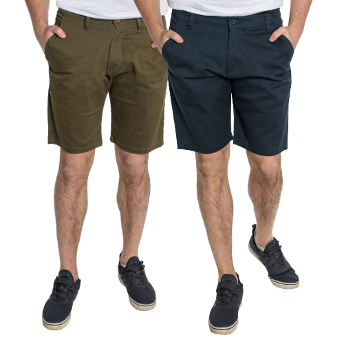 Men's Twill Stretch Chino Shorts