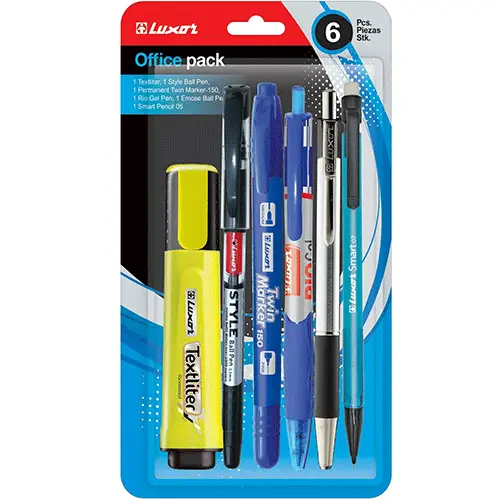 Luxor Office Pack (6pk Blister)