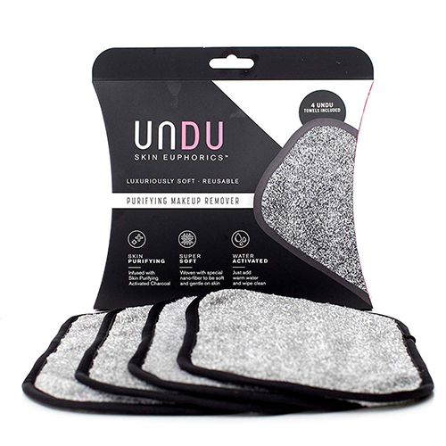 Reusable Nanofiber Makeup Remover Cloth With Activated Charcoal