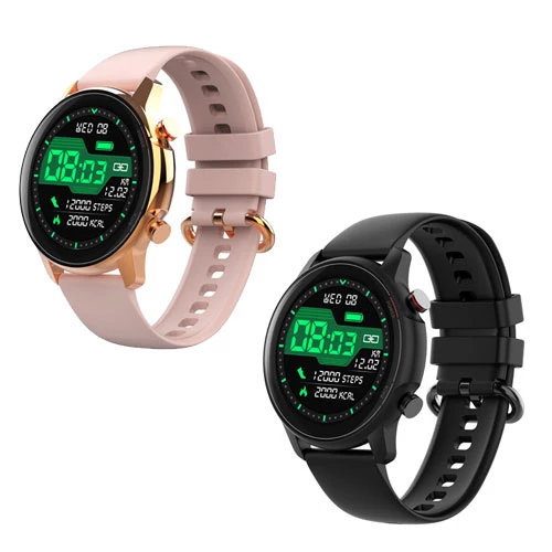 Smart Watch Fitness Tracker for Men Women 1.32in IP68 Waterproof Full Touch Sport Bracelet 