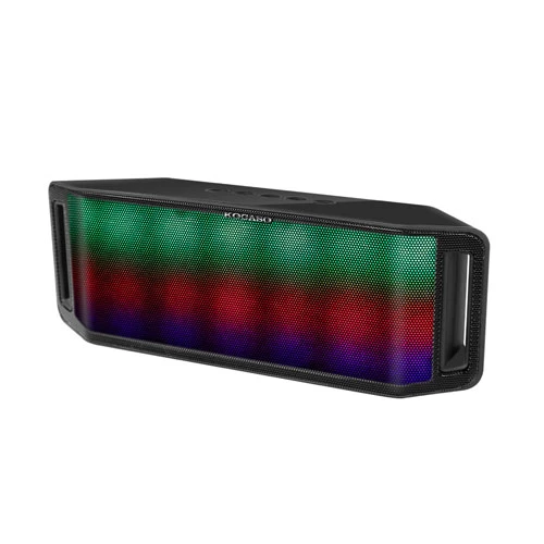 LED Wireless Speaker - Multicolor, Hands-free, FM Radio, USB, MMC