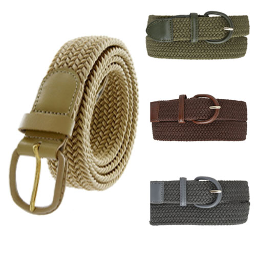 Braided Elastic Stretch Belt