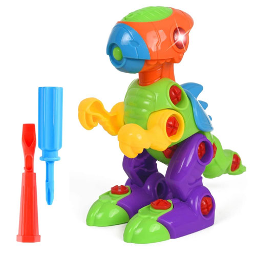 WolVok Take Apart Dinosaur