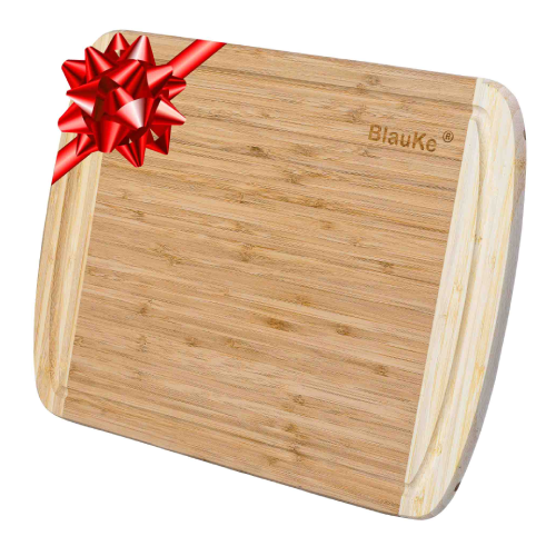 Large Bamboo Cutting Board Serving Tray 14 x 11 inch