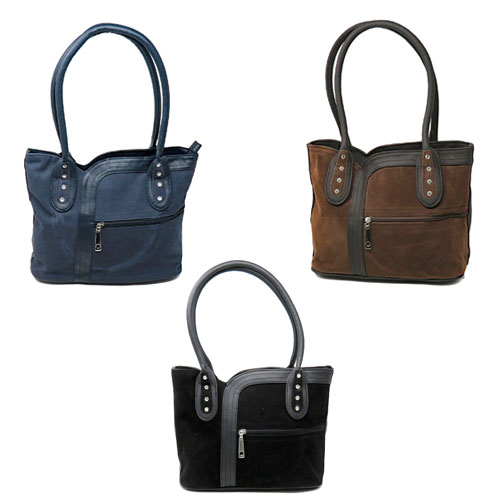 Medium Suede Working Tote Bag for Women