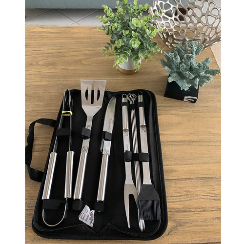 9 Pc Perfectly Portable Grill Set
