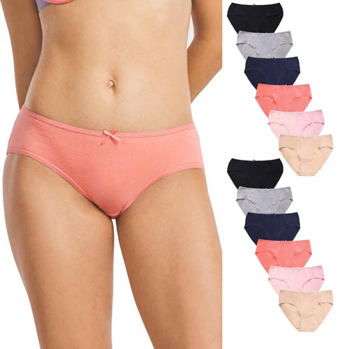 12 Pack Ladies Bikini Panty