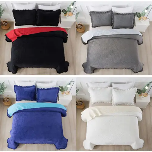 JML Microfiber Quilt Bedding Set for All Season