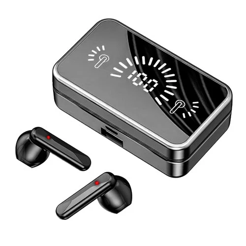 5.3 TWS Wireless Earbuds with Touch Control, In-Ear Headphones, Charging Case, Built-in Mic