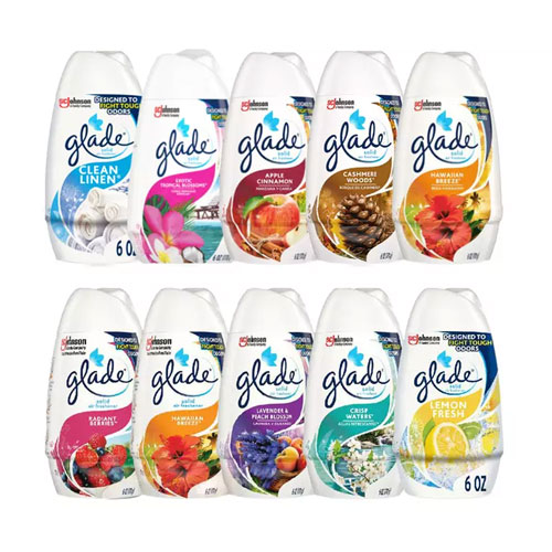 10 pack Glade Solid Air Freshener Deodorizer For Home And Bathroom